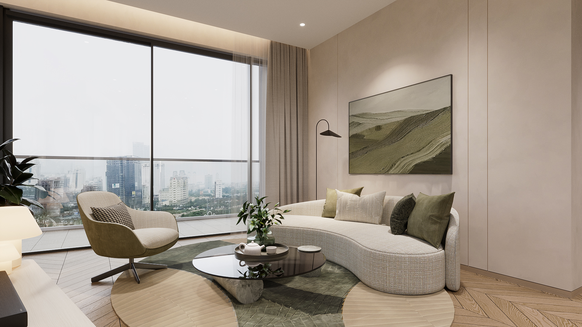 Private living room