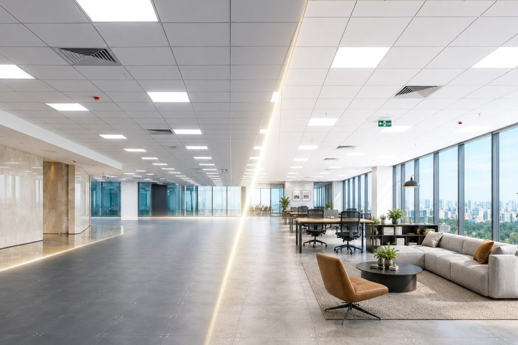 Free-column Floorplan at The Kross